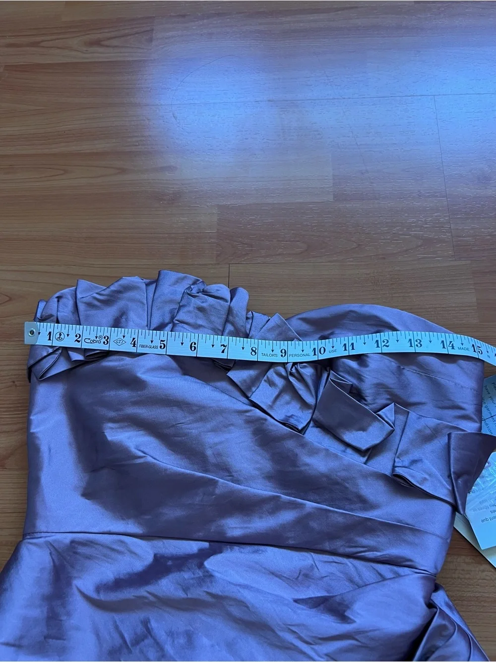 NWT Monique Lhuillier Bridesmaids Mauve Satin Mini Dress